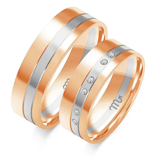 Obrączki ślubne - Wzór OZB 3