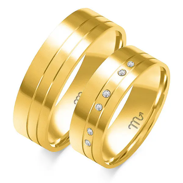 Obrączki ślubne - Wzór OZB 3