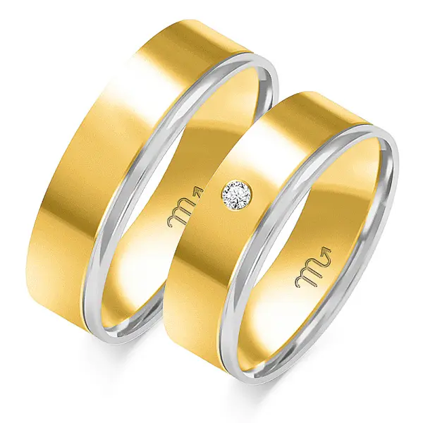 Obrączki ślubne - Wzór OZB 4