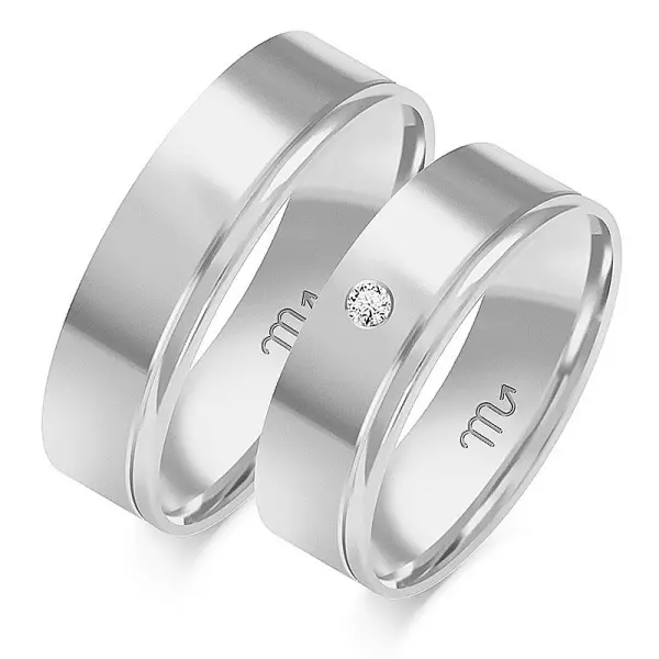 Obrączki ślubne - Wzór OZB 4