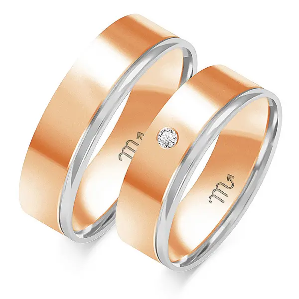 Obrączki ślubne - Wzór OZB 4