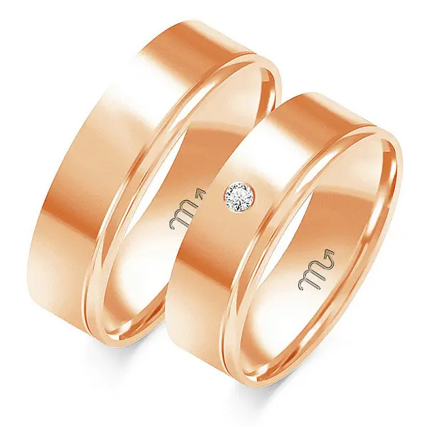 Obrączki ślubne - Wzór OZB 4