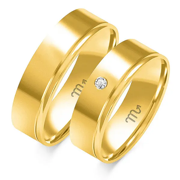 Obrączki ślubne - Wzór OZB 4