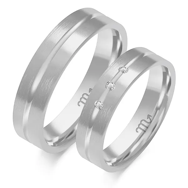 Obrączki ślubne - Wzór OZB 52