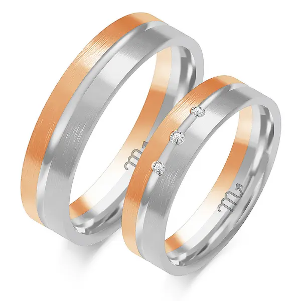 Obrączki ślubne - Wzór OZB 52