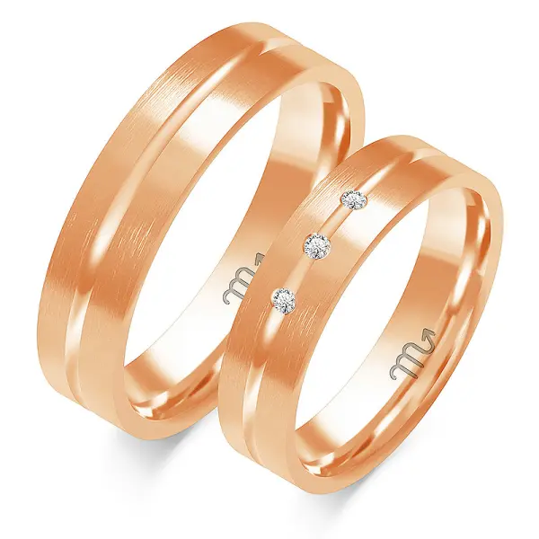 Obrączki ślubne - Wzór OZB 52