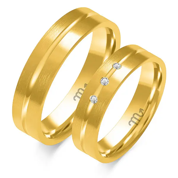 Obrączki ślubne - Wzór OZB 52