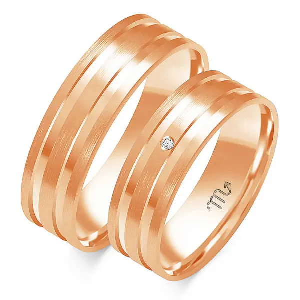 Obrączki ślubne - Wzór OZB 63