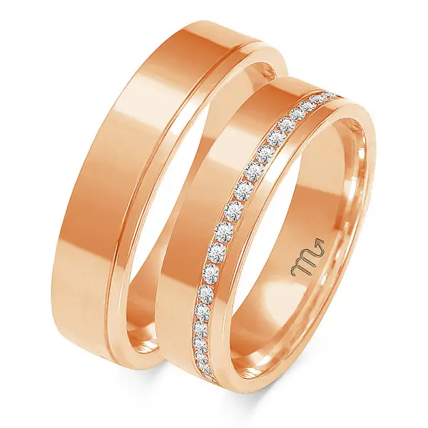 Obrączki ślubne - Wzór OZB 65