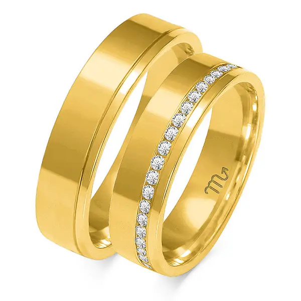 Obrączki ślubne - Wzór OZB 65