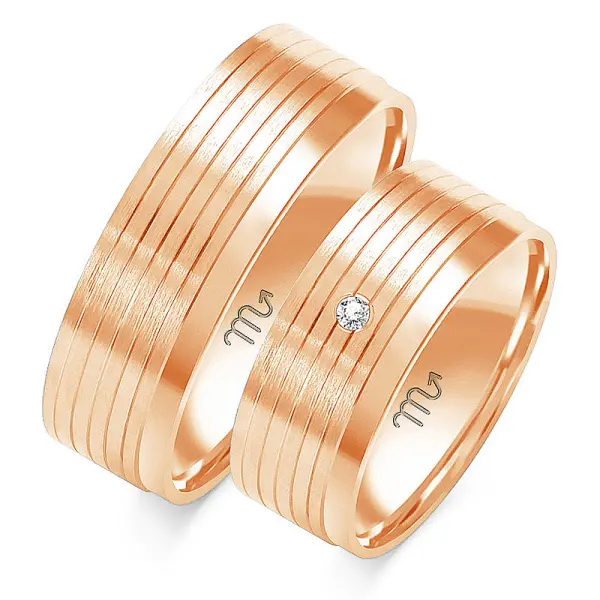 Obrączki ślubne - Wzór OZB 68