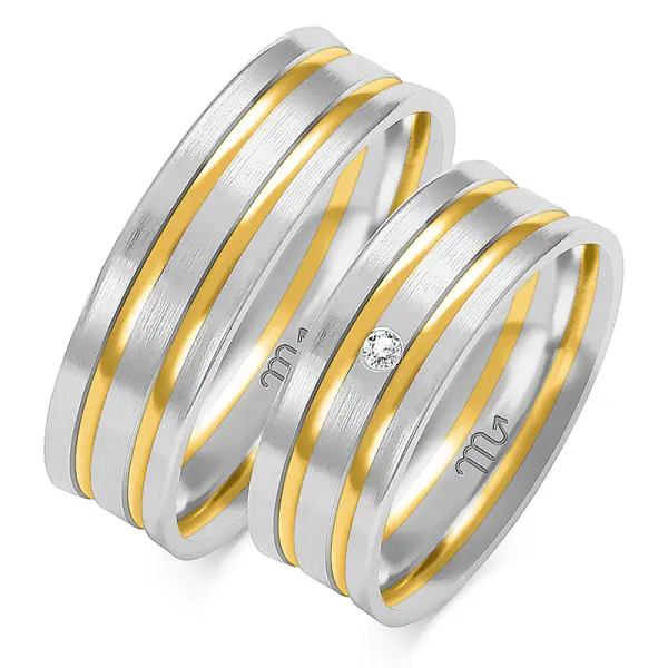 Obrączki ślubne - Wzór OZB 73