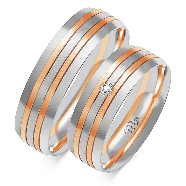 Obrączki ślubne - Wzór OZB 74