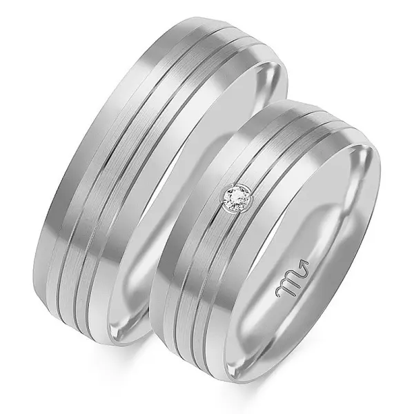 Obrączki ślubne - Wzór OZB 74