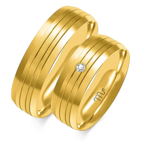 Obrączki ślubne - Wzór OZB 74