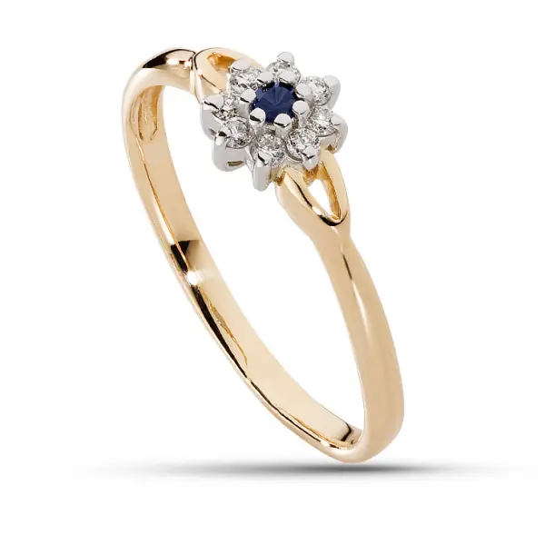 Pierścionek z brylantem - Wzór AZ0023