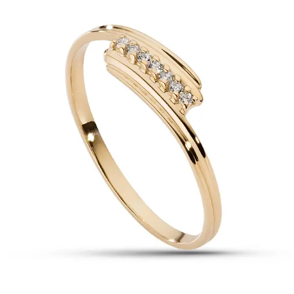 Pierścionek z brylantem - Wzór AZ0037