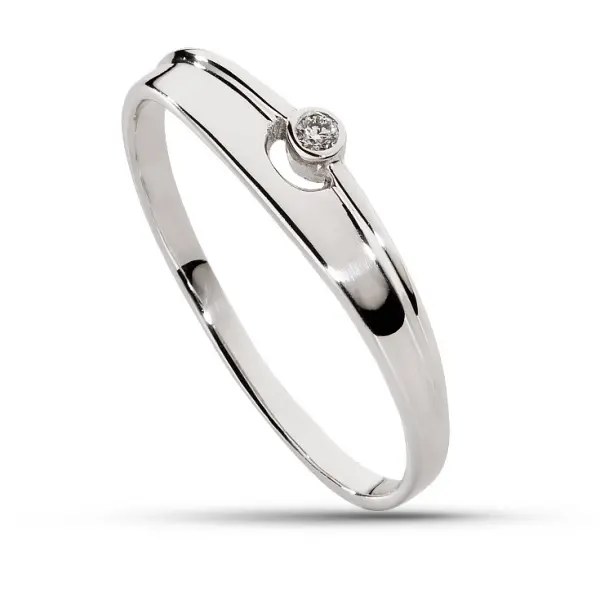 Pierścionek z brylantem - Wzór AZ0035