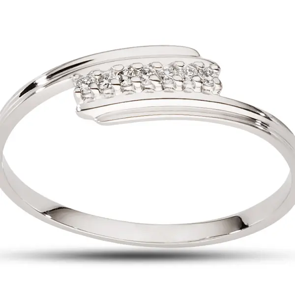 Pierścionek z brylantem - Wzór AZ0036