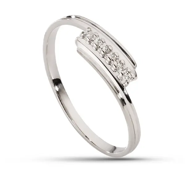 Pierścionek z brylantem - Wzór AZ0036