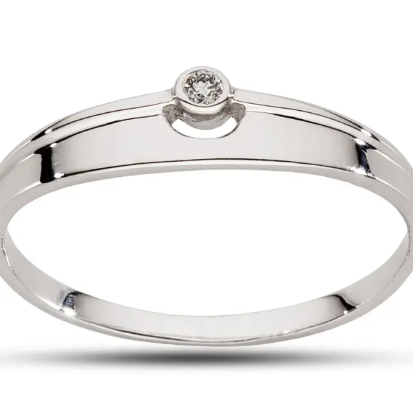 Pierścionek z brylantem - Wzór AZ0035