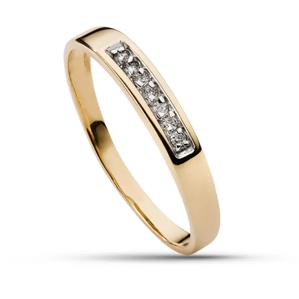 Pierścionek z brylantem - Wzór AZ0034