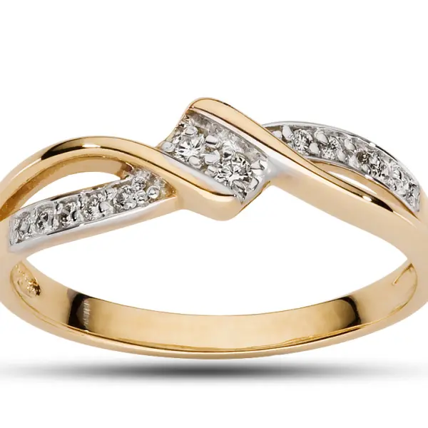 Pierścionek z brylantem - Wzór AZ0029