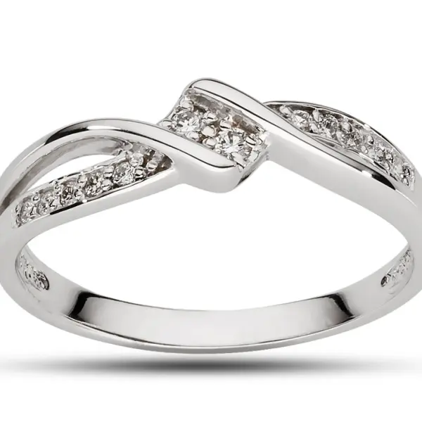 Pierścionek z brylantem - Wzór AZ0030