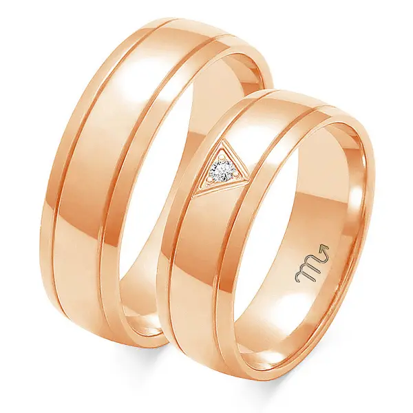 Obrączki ślubne - Wzór OZB 37