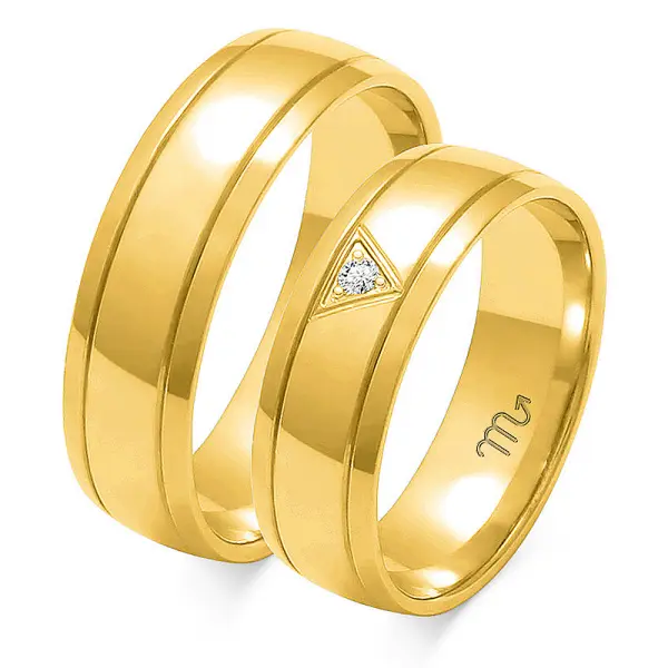 Obrączki ślubne - Wzór OZB 37