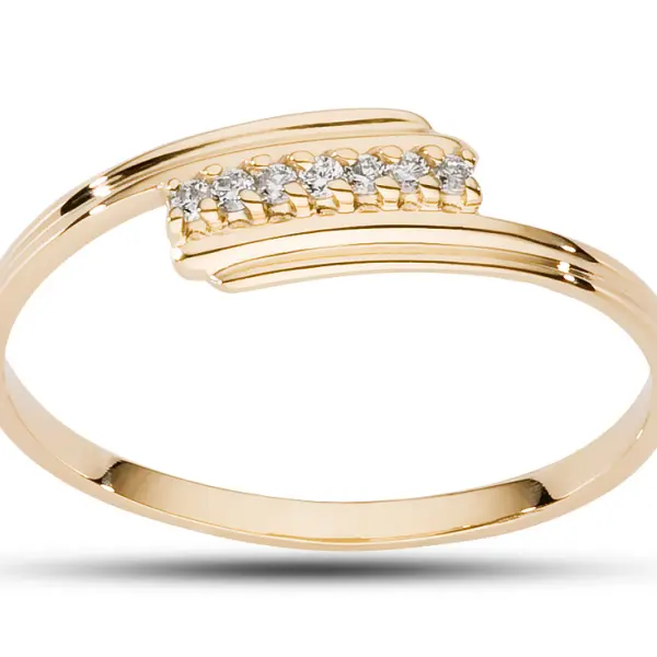 Pierścionek z brylantem - Wzór AZ0037