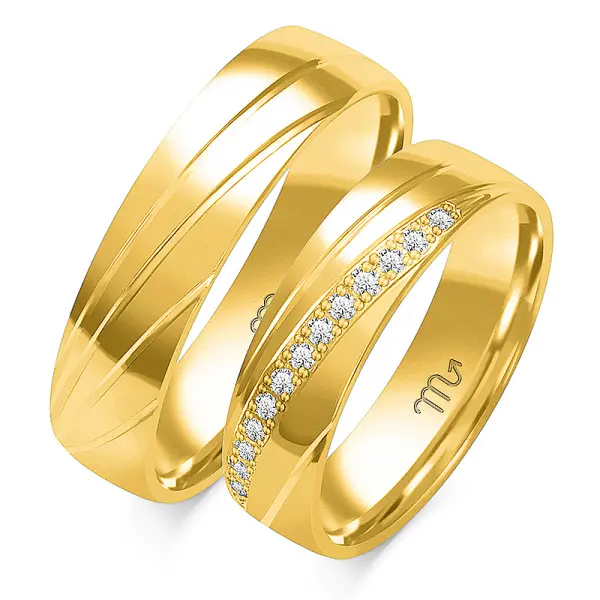 Obrączki ślubne - Wzór OG 156