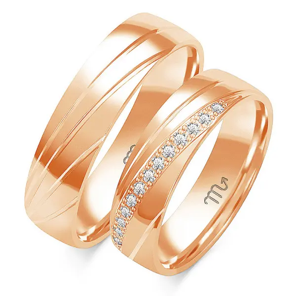 Obrączki ślubne - Wzór OG 156