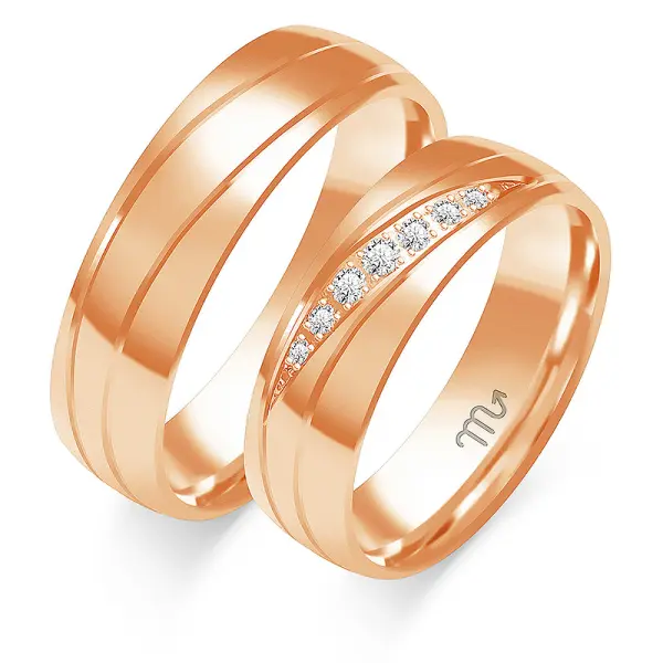 Obrączki ślubne - Wzór OZB 320