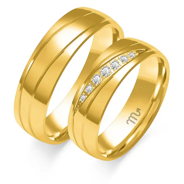 Obrączki ślubne - Wzór OZB 320