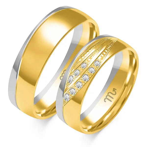 Obrączki ślubne - Wzór OZB 355