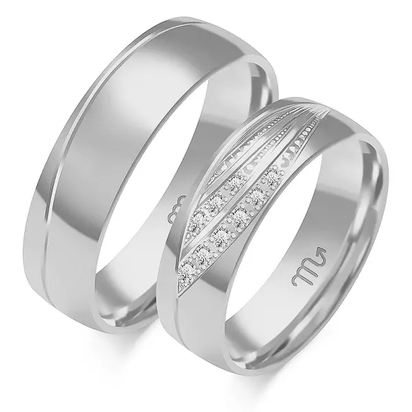 Obrączki ślubne - Wzór OZB 355