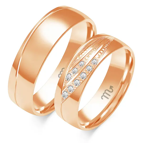 Obrączki ślubne - Wzór OZB 355