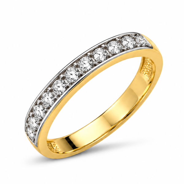 Pierścionek z brylantami 0,39 ct żółte złoto 585 P 1894 B – Jubiler Azuryt
